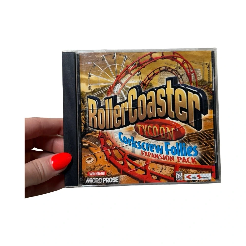 RollerCoaster Tycoon Corkscrew Follies Expansion Pack PC Windows 95/98 1999